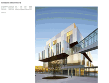 Tablet Screenshot of kongatsarchitects.com